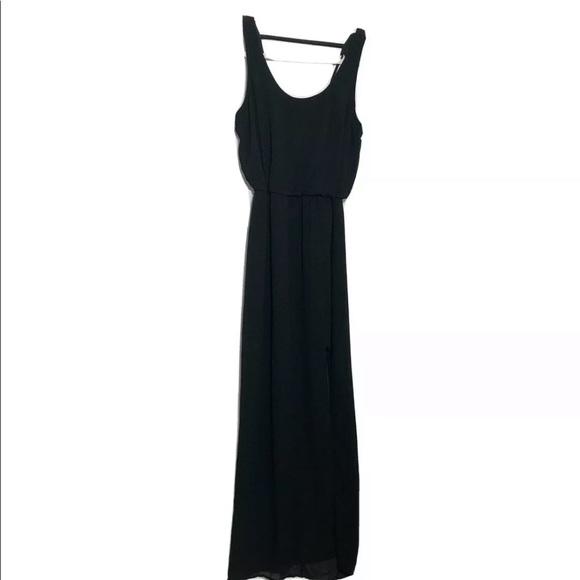 Lush Dresses & Skirts - Nordstrom Lush Black Sleeveless Maxi Overlay Dress
